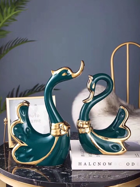 [Tổng hợp Decor xanh Bắc Âu] Tượng sứ trang trí- Trang trí nhà cửa, quà tặng ý nghĩa