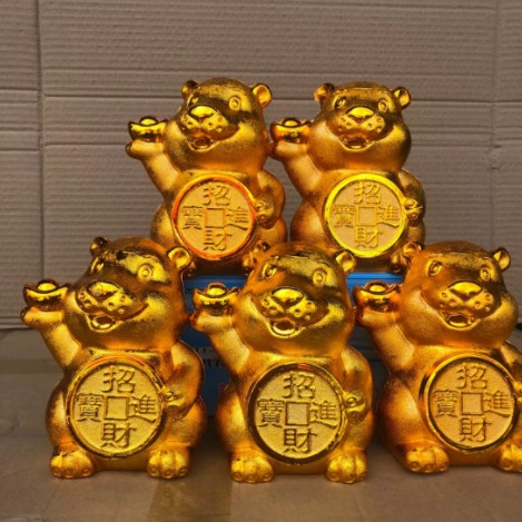 Ống Tiết Kiệm Hình Hổ Vàng Đựng Tiền Tiết Kiệm