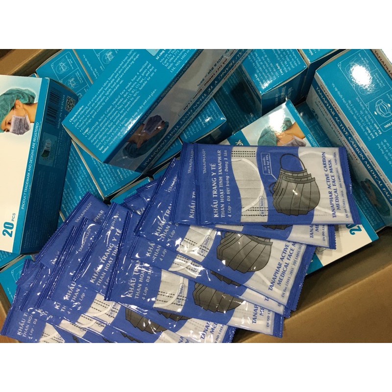 [ Khẩu Trang Y Tế Hương Dương Tiệt Trùng ] Than Hoạt tính. | BigBuy360 - bigbuy360.vn