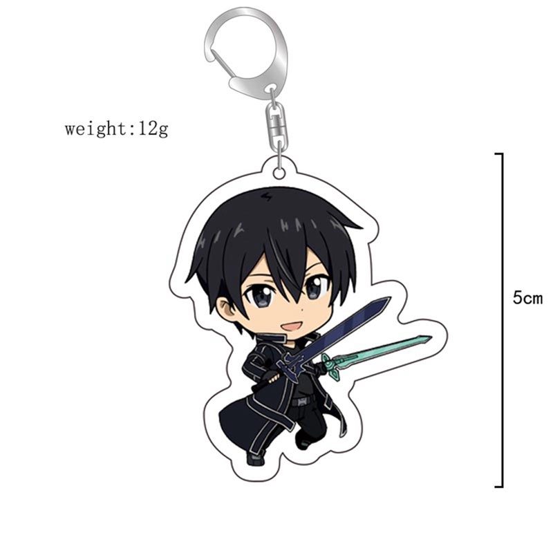 Móc Khóa Hình Nhân Vật Hoạt Hình Sword Art Online Yuuki Asuna Dễ Thương
