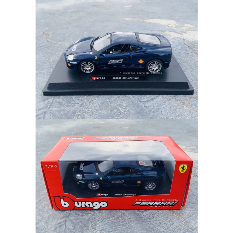 Xe mô hình Ferrari 360 Challenge 1:24 Bburago