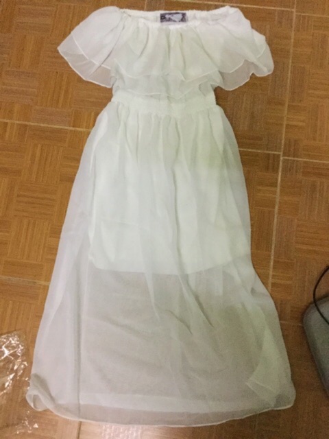 Đầm Voan Maxi Tiểu Thư, Váy Trễ Vai Trắng, Đầm Xòe SAVVY Dress | BigBuy360 - bigbuy360.vn