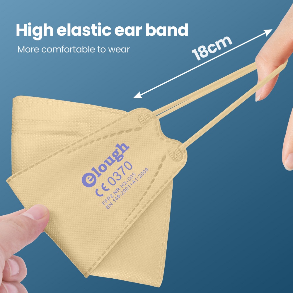 Khẩu trang 4 lớp N95 Ffp2 Ce Kn95 thoáng khí phong cách Hàn Quốc cho người lớn