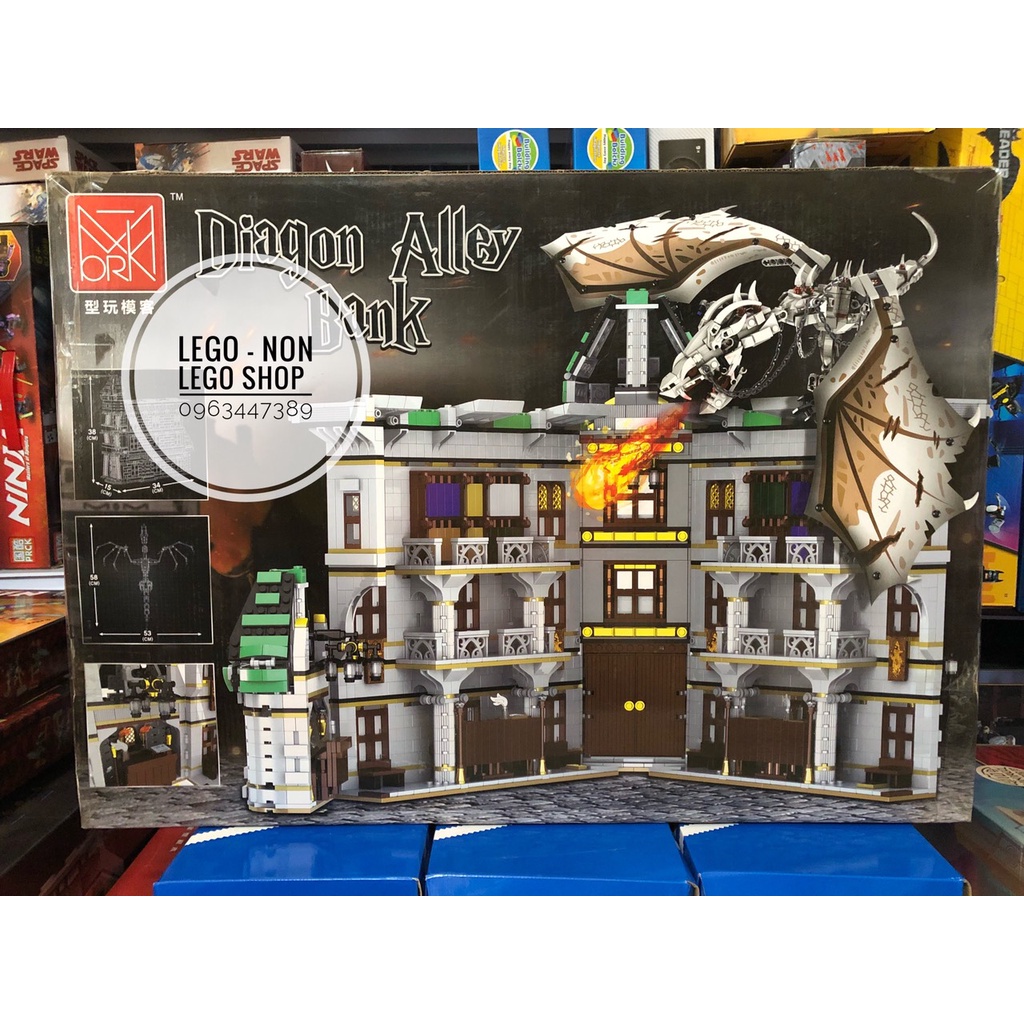 Đồ Chơi Xếp Hình Mork 032101 Harry Potter Nhà Banks Phố Hẻm Xéo 4199 Mảnh