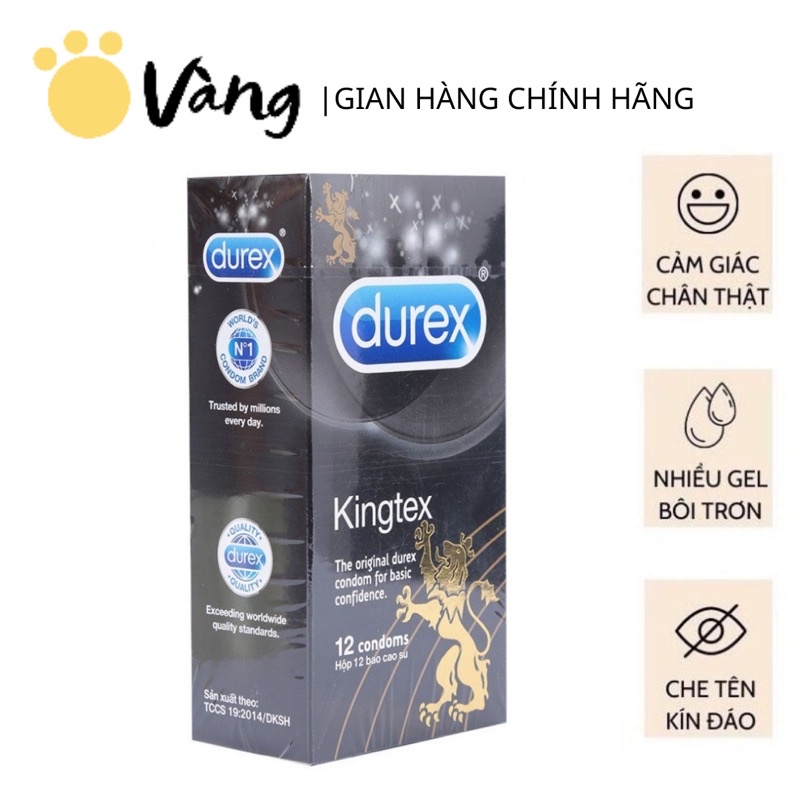 Bao Cao Su Size Nhỏ Durex Kingtex Ôm Sát Cho Bạn Cảm Giác Chân Thật Nhất