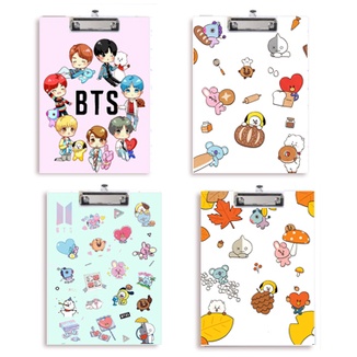 kẹp tài liệu bìa cứng bangtan army KTLG13 dễ thương  cute size A4 idol kpop