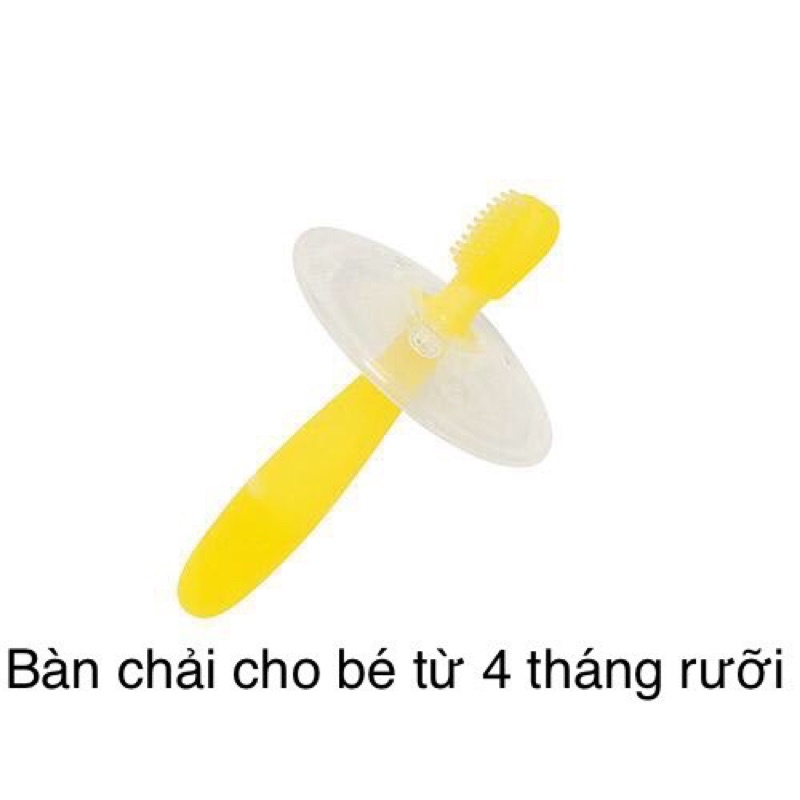 Bàn chải đánh răng Pigeon cho bé (có vòng chặn chống hóc)