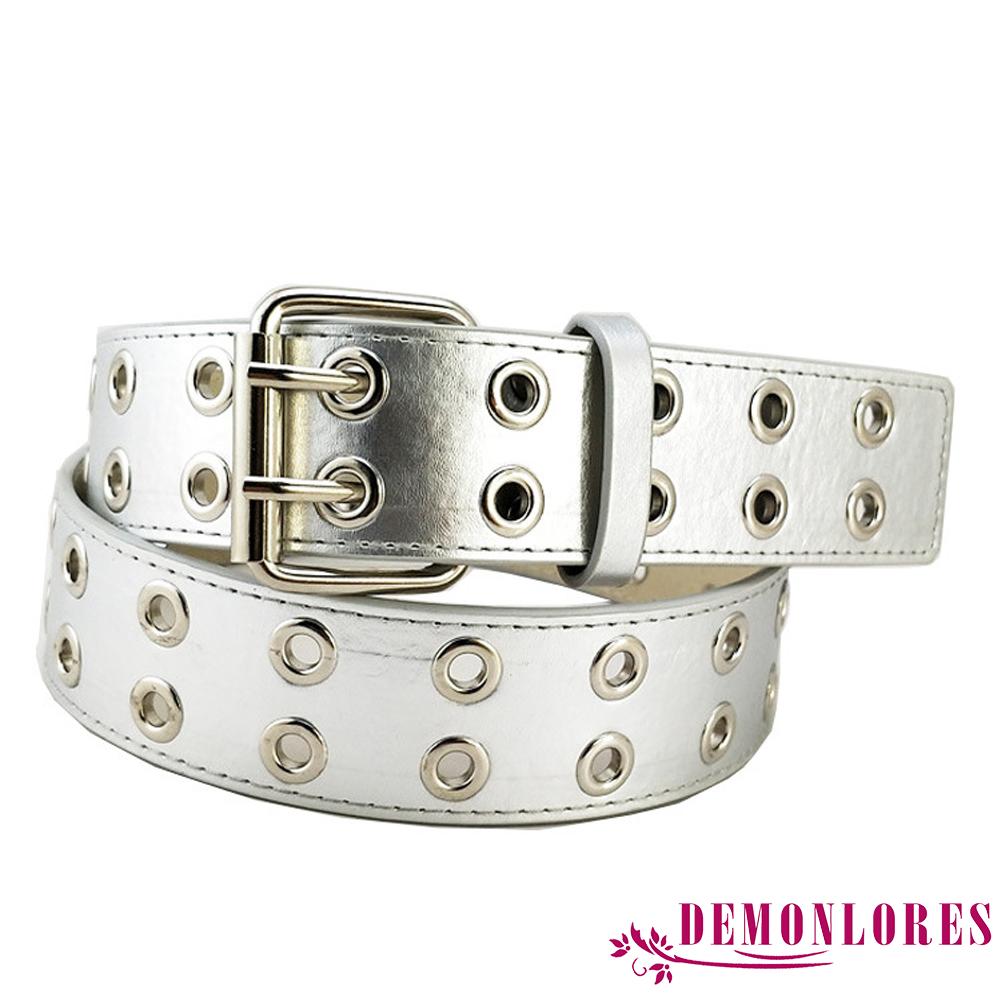 Thắt Lưng Da PU Phối Khoen Kim Loại Thời Trang Cho Nam