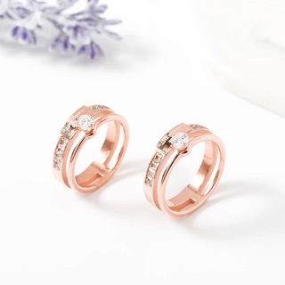 Nhẫn titan ko đen 2 kiểu