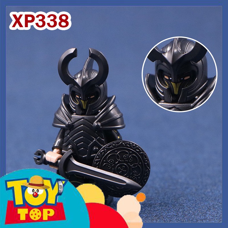 Đồ chơi mini binh lính Asgard lắp ráp ghép chiến binh Einherjar và Berserker trong Thor xếp hình KT1044