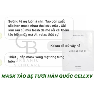 MẶT NẠ TẢO BẸ CELLXV
