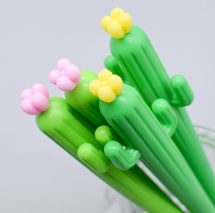 Bút Mực Nước Mực Đen Ngòi 0.5mm Hình Cây Xương Rồng