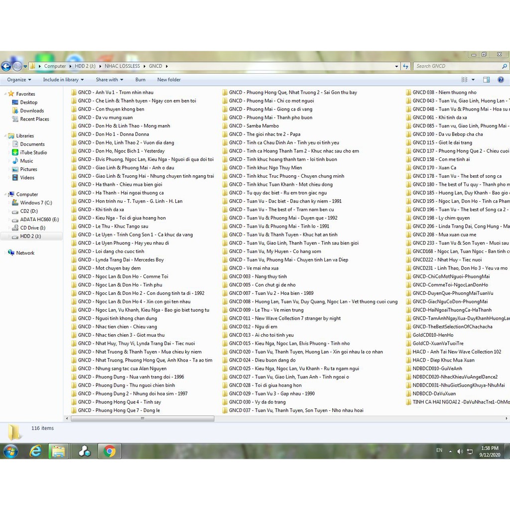 HDD nhạc lossless - ổ cứng di động nhạc lossless