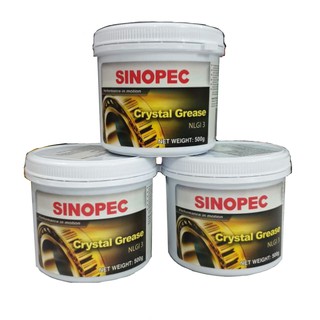 [MỠ BÒ VÀNG] Sinopec Crystal Grease NLGI 3 500GR
