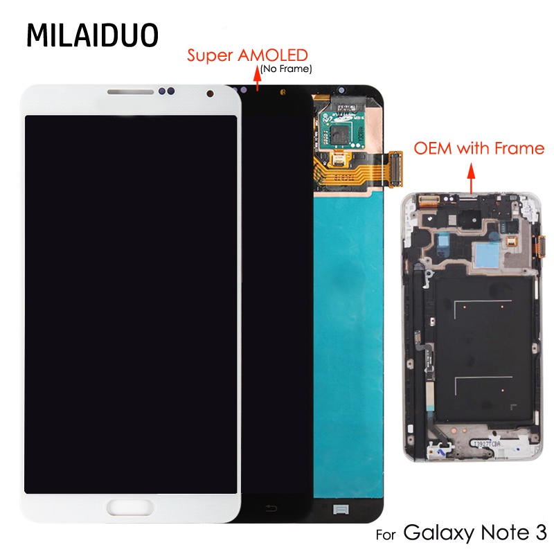 Màn Hình Cảm Ứng Lcd 5.7 '' Amoled Cho Samsung Galaxy Note 3 Iii Sm-N9005 Sm-N900