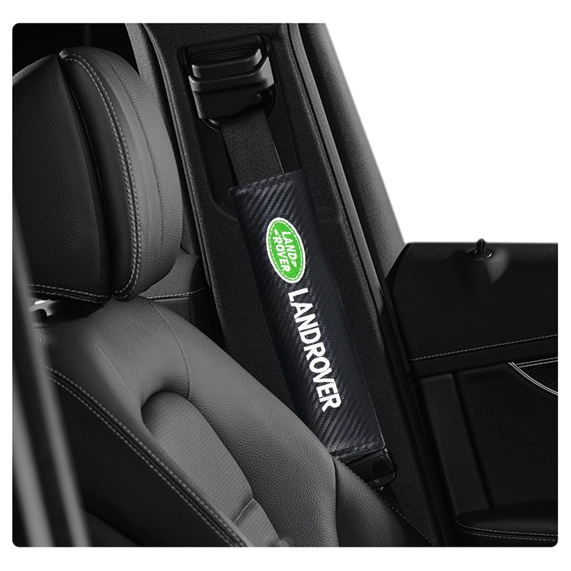 1 Miếng Đệm Vai Gắn Dây Đai An Toàn Xe Hơi Thêu Logo Cho Land Rover Range Rover Discovery Guardian 4 Freelander 22