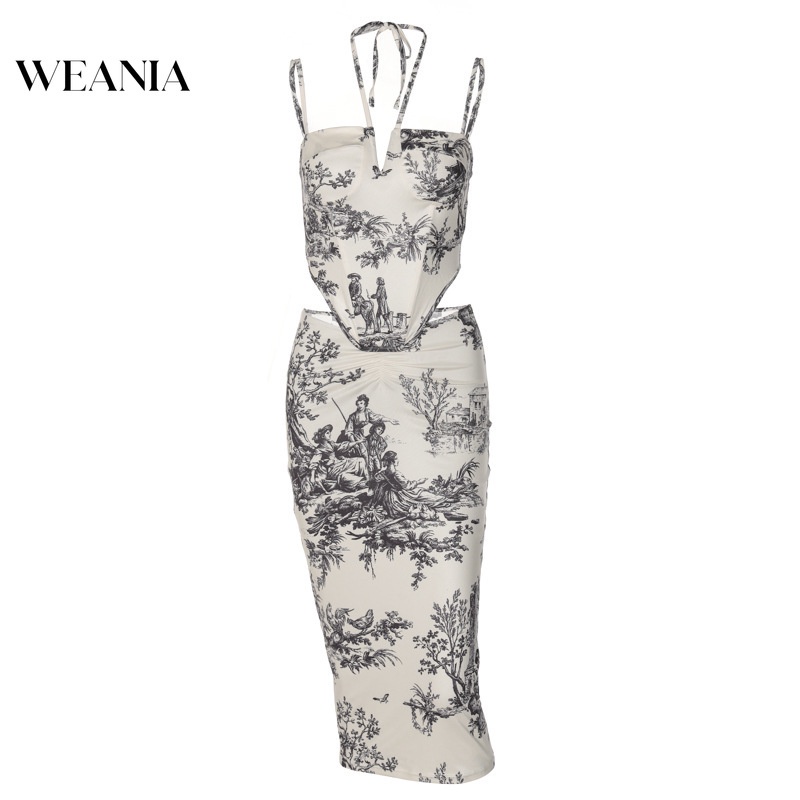 Set Áo Tank Top Hở Lưng + Chân Váy Bút Chì Lưng Cao