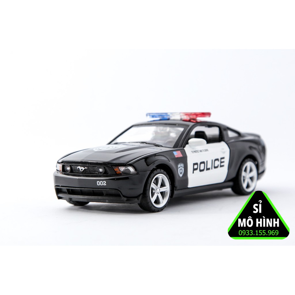 [ Sỉ Mô Hình ] Mô hình xe cảnh sát Mỹ Ford Mustang GT Police 1:32