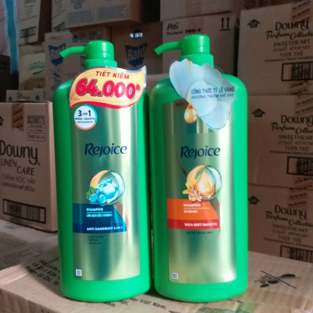 ( MẪU MỚI ) DẦU GỘI REJOICE CHAI 1,2kg (1,142ml)