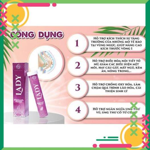 Viên Sủi Nở Ngực LADY Chính Hãng, Tăng Kích Thước Vòng 1 [Che Tên Sản Phẩm Khi Giao] | BigBuy360 - bigbuy360.vn