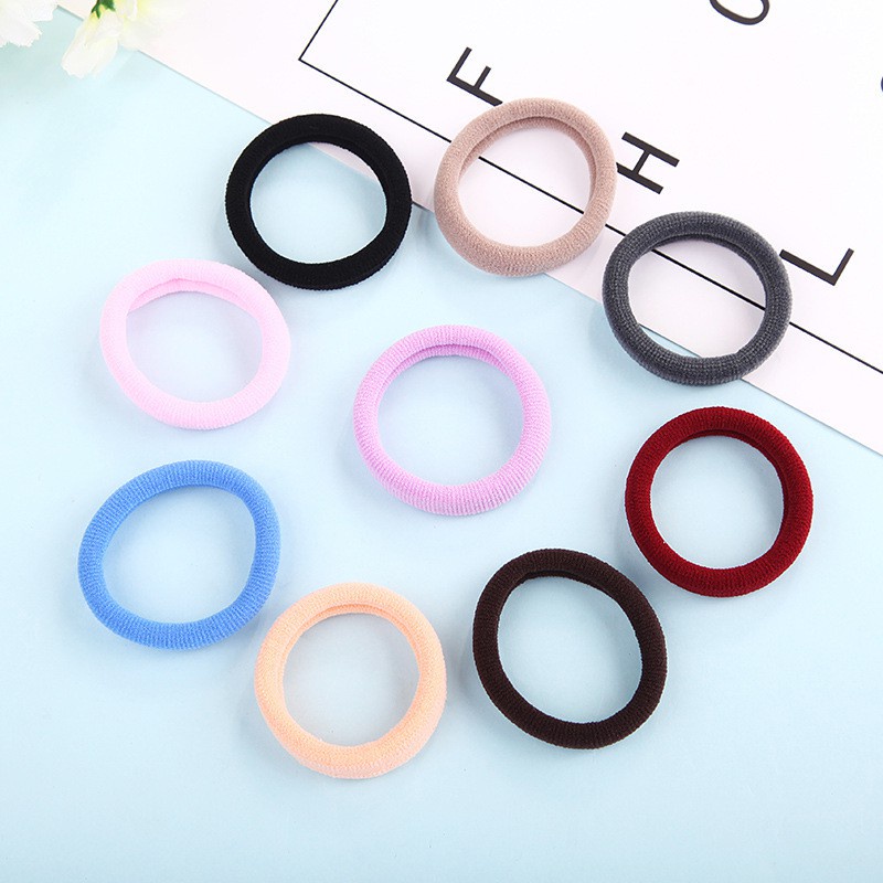 Ống Đựng 20 Dây Chun Cột Tóc Cao Su Sợi To ❖ỐNG TRỤ DÀI❖
