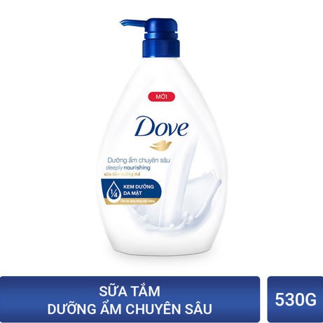 Sữa tắm Dove dưỡng ẩm chuyên sâu 530g