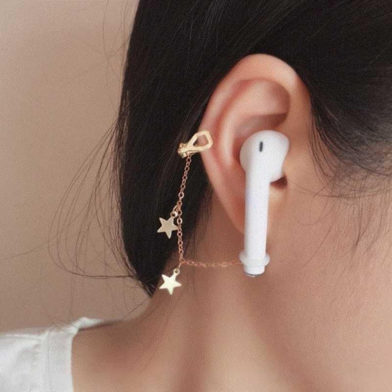Bông Tai Dây Tòn Ten Giữ Tai Nghe Bluetooth Không Dây Chống Thất Lạc Chuyên Dụng