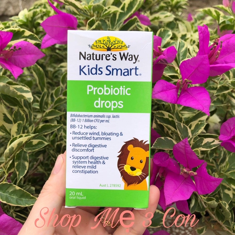 Men Nature’s Way Kids Smart Drops Probiotic Úc 20ml