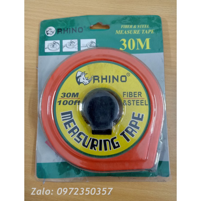 Thước dây sợ vải Rhino (20m-30m-50m)