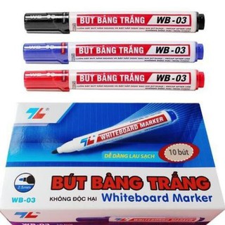 Hộp 10 bút dạ viết bảng trắng thiên long wb03