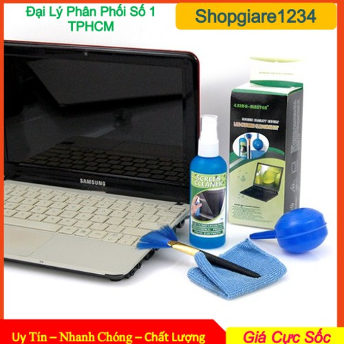 Bộ vệ sinh Laptop KINGMASTER. Dụng cụ vệ sinh laptop, điện thoại, LCD, Ipad tiện lợi