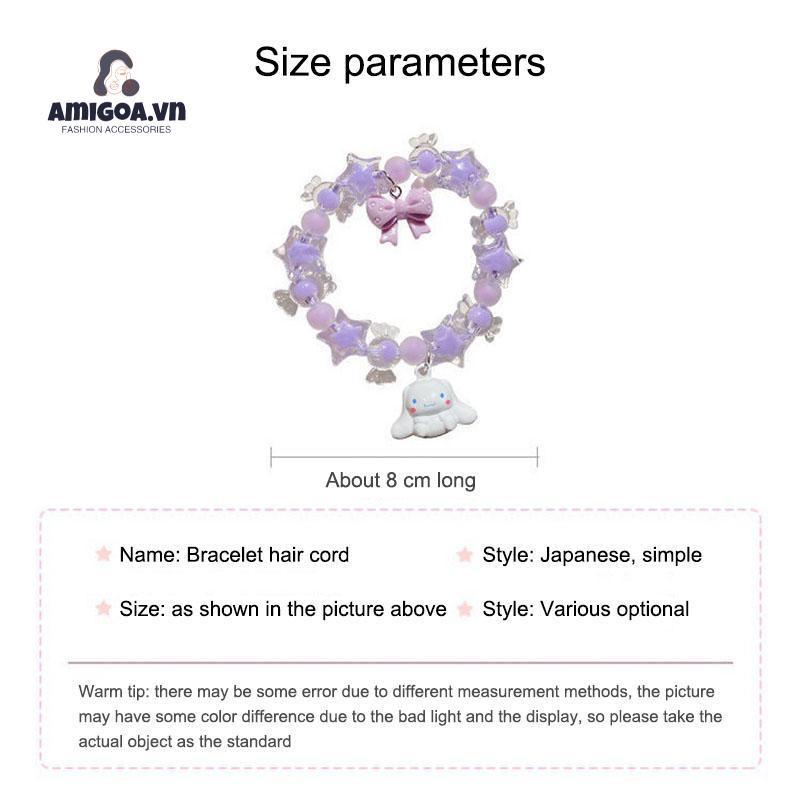 ✨✨Vòng tay xỏ hạt hình ngôi sao/ tai cún dễ thương thời trang cho bé gái