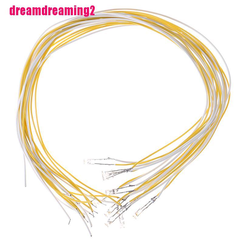 10 dây đèn led 1:12 với dây dài 20cm trang trí nhà búp bê