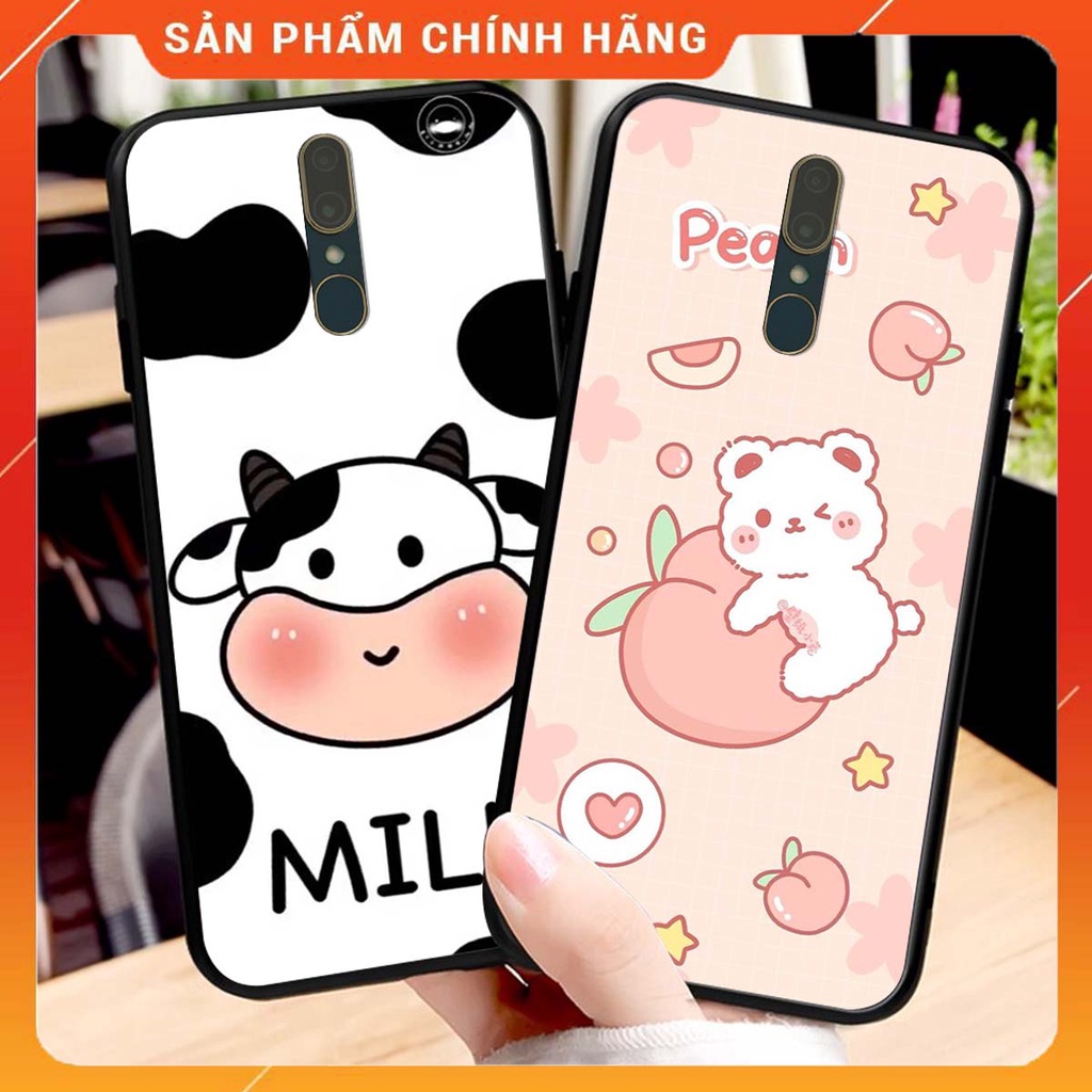 Ốp lưng Oppo F11 in hình Gấu xinh xắn, Bò sữa đáng yêu,  ĐẸP -  RẺ - XINH - ĐỘC ĐÁO