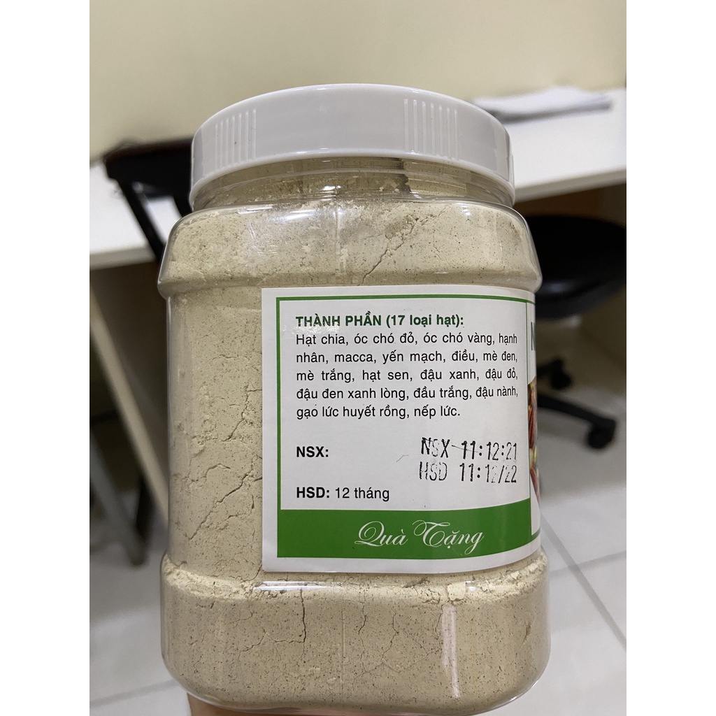 500gr Bột Ngũ Cốc Dinh Dưỡng 17 Loại Hạt