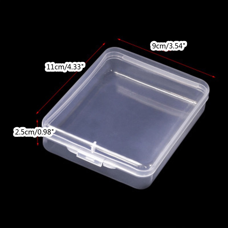 Set 10 Hộp Nhựa Trong Suốt Đựng Trang Sức Tiện Dụng