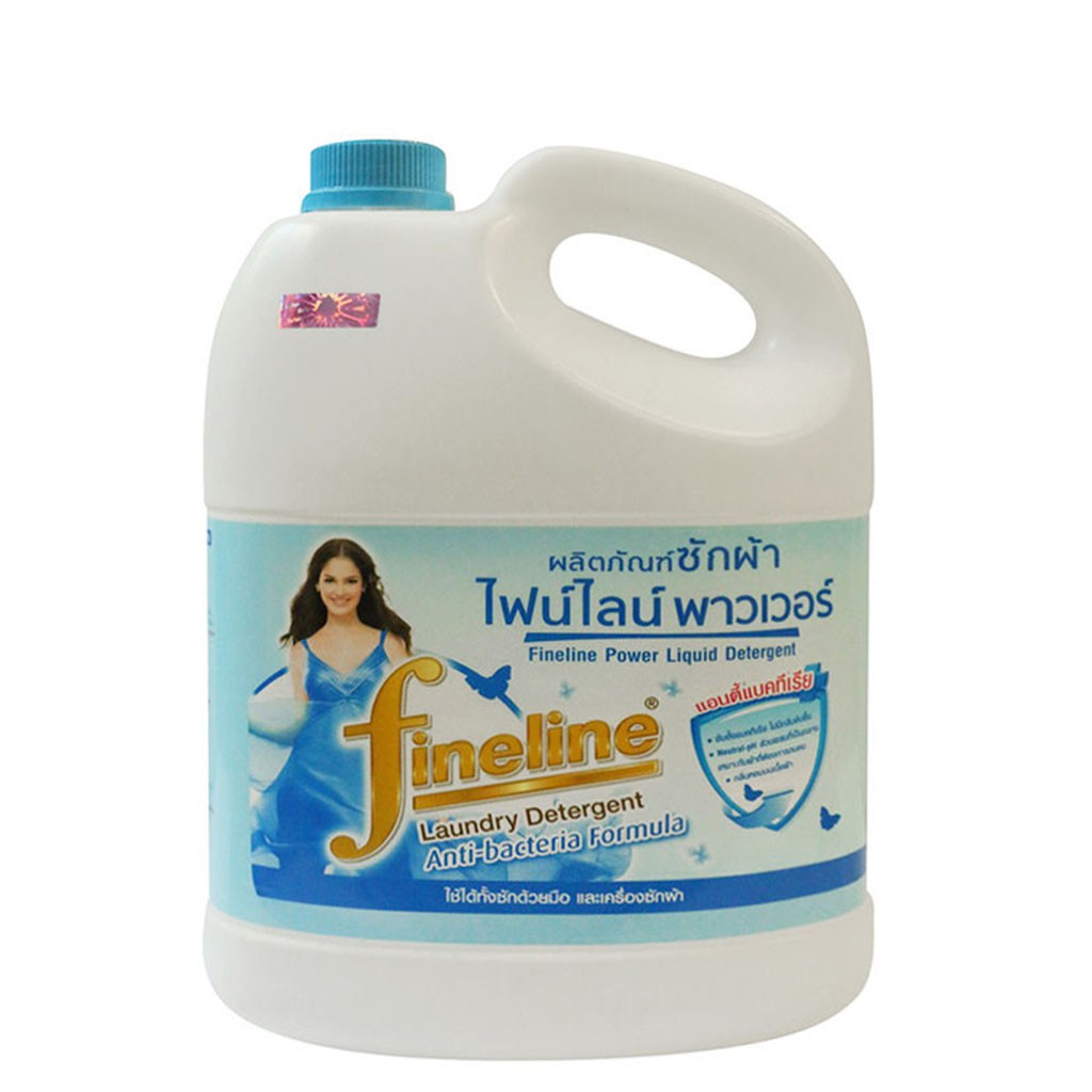 Nước Giặt Xả Đậm Đặc Fineline Anti-bacteria Formula Chai 3000ml (Fineline Xanh Biển)
