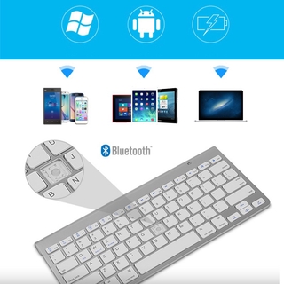 1Pcs Wireless Bluetooth Keyboard For IMac Macbook IPhone IPad 
