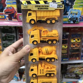 Vỉ mô hình 5 ô tô sắt