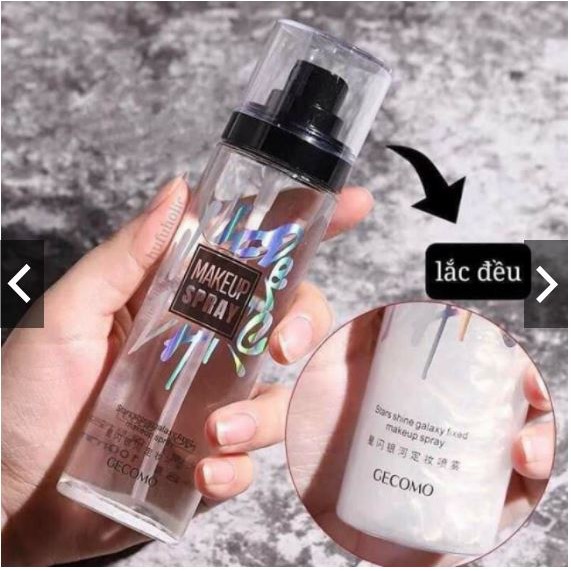 XỊT KHOÁ NỀN & BẮT SÁNG CĂNG BÓNG LỚP MAKEUP SUỐT 8 TIẾNG SPRAY