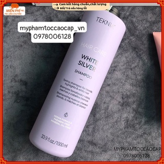 ✅(LAKME_SPAIN)Dầu gội cho tóc rất sáng hoặc bạc Lakme Teknia Ultra Clair Shampoo 1000ml( chính hãng)