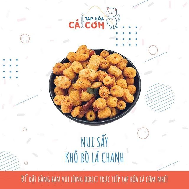 NUI SẤY KHÔ BÒ LÁ CHANH - Ăn vặt Tạp Hoá Cá Cơm