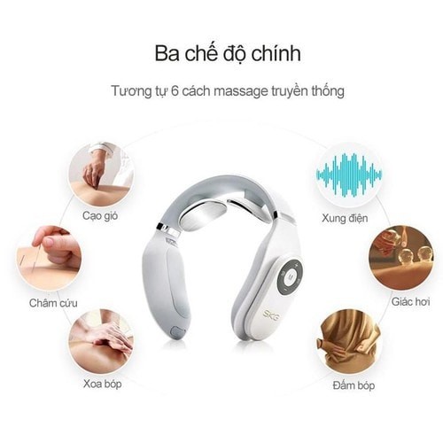 SKG 4098 Bản 2022 - Máy Massage Cổ Vai Gáy Điện Xung  : Hàng Nội Địa Cao Cấp của Trung Quốc - Kèm Remote Điều Khiển