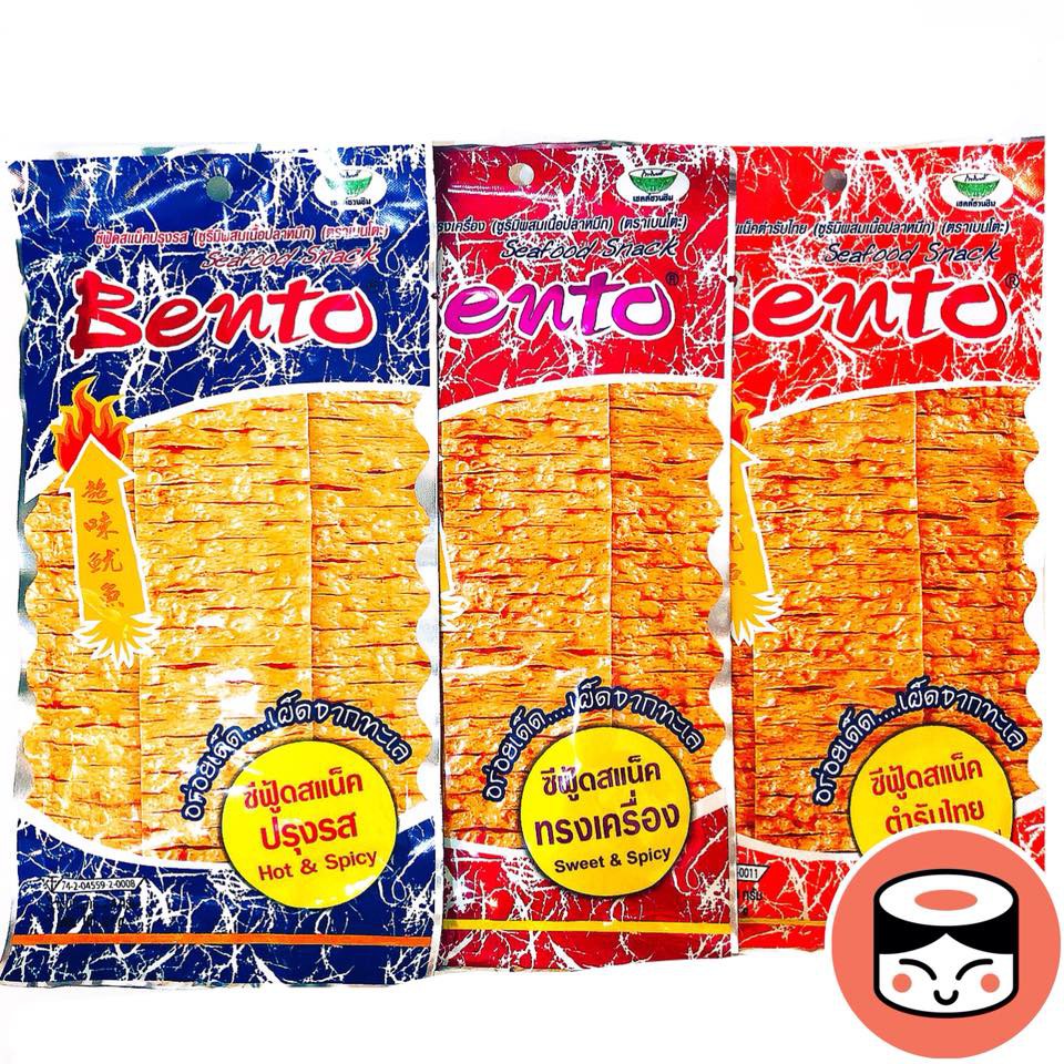 Mực Tẩm Gia Vị Đặc Biệt/Thái/Cay Ngọt Bento Gói 24G