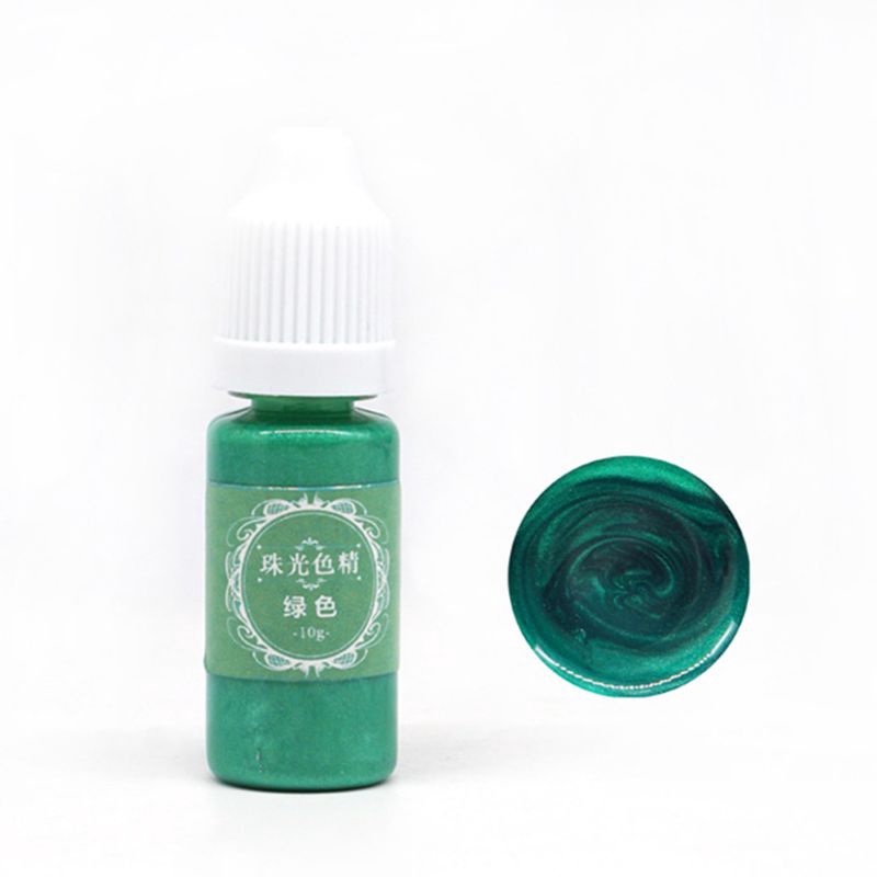 Chai resin epoxy nhiều màu ánh ngọc trai làm vật dụng handmade DIY