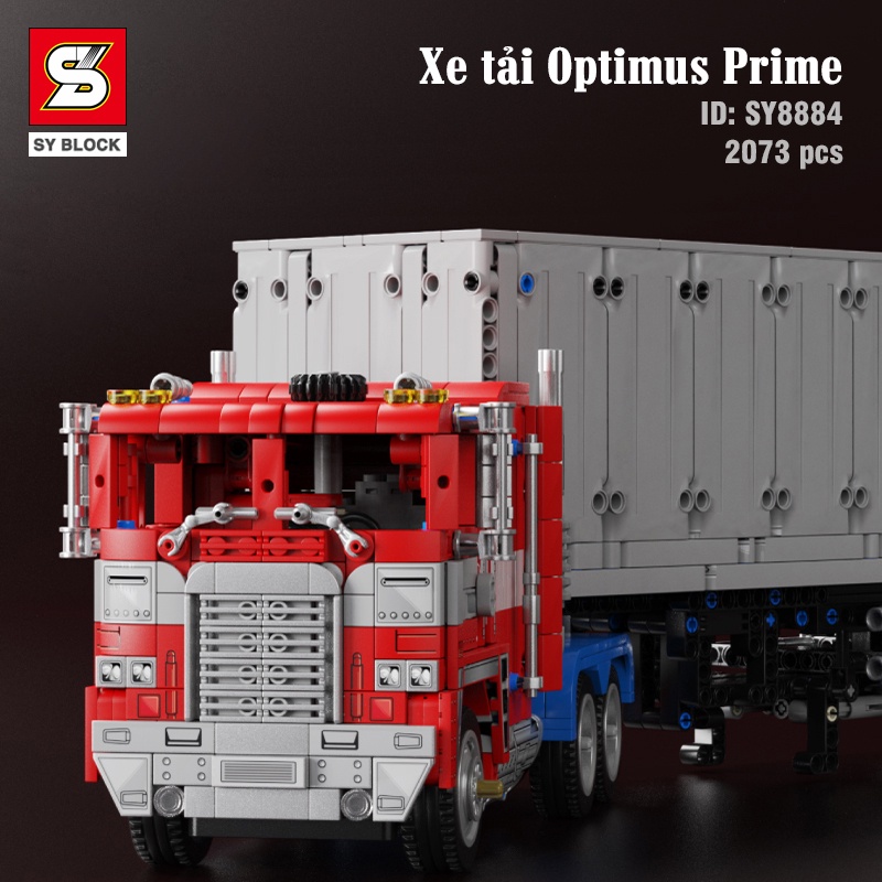 Bộ đồ chơi lắp ghép xe container Lego lắp ghép Container Optimus Prime điều khiển từ xa- Hàng cao cấp- Bảo hành 12 tháng