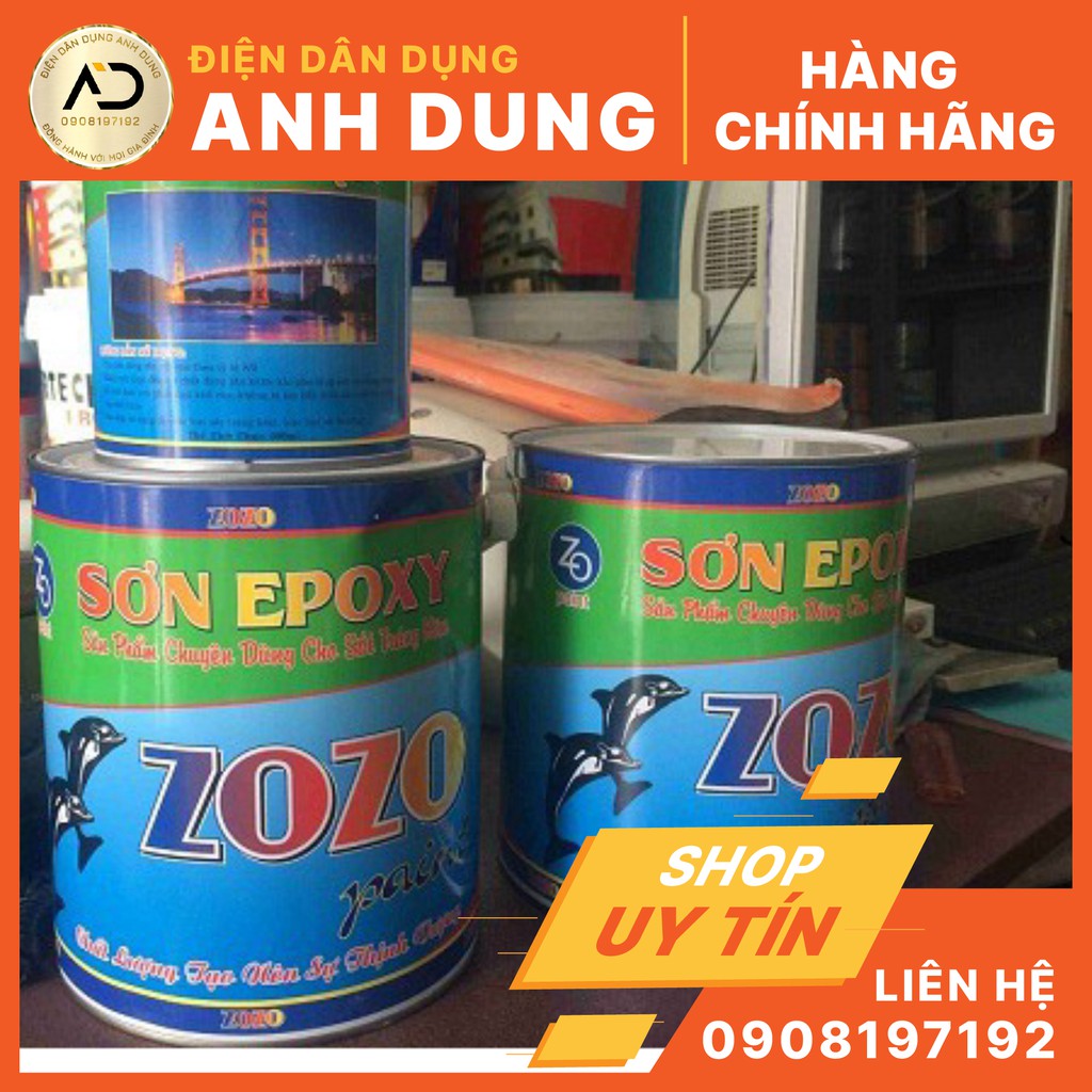 Sơn lót kẽm 2 thành phần ZOZO 1kg