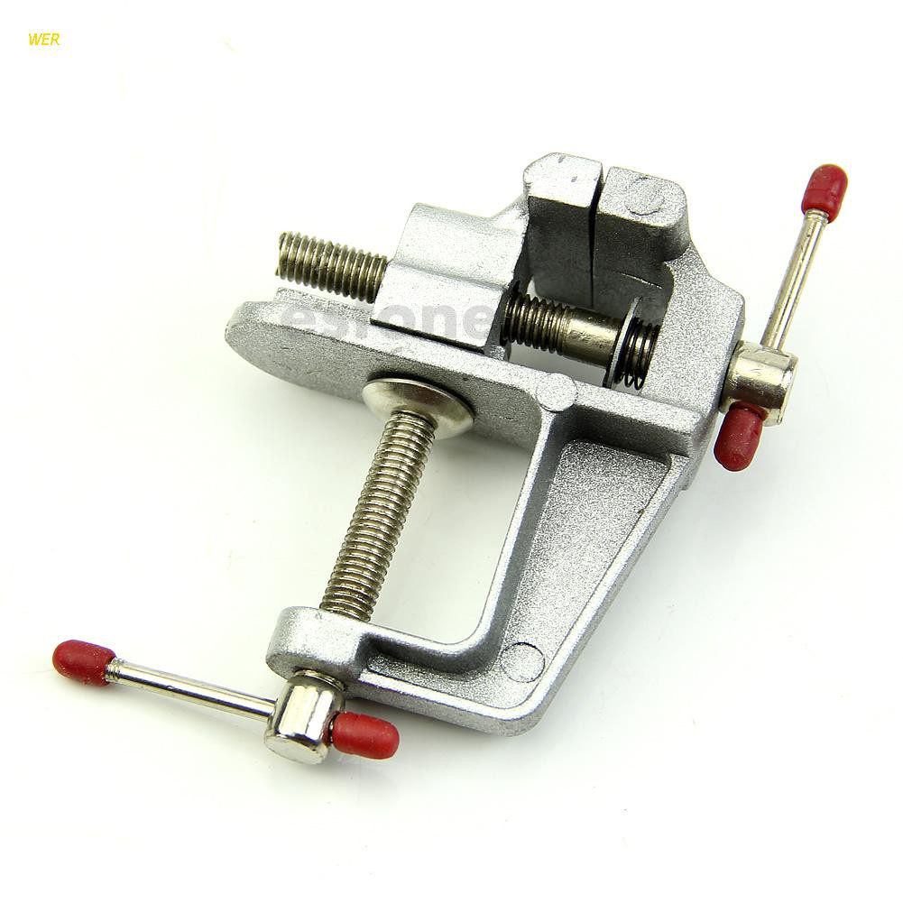 Dụng cụ kẹp bàn mini dùng để làm trang sức bằng nhôm bền 3.5&quot;
