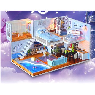 Mô hình nhà búp bê gỗ Cute Room – Biệt thự Because You