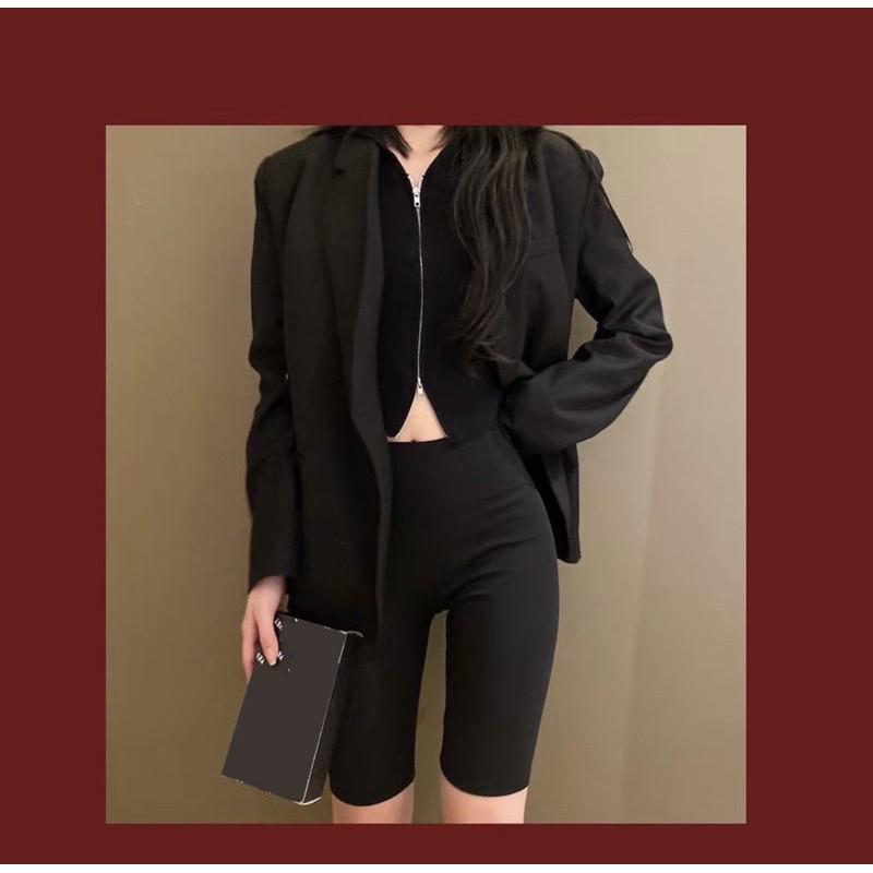 Quần Legging Ngố Nâng Mông Co Dãn 4 Chiều, Quần Biker Lửng Nữ Thể Thao Sexy Ôm Sát Body (Có Ảnh Thật) | BigBuy360 - bigbuy360.vn